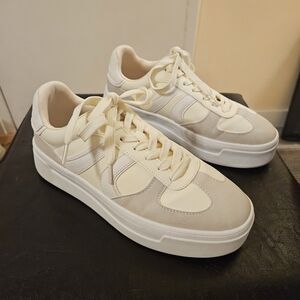 Call It Spring Vegan Cream Sneakers